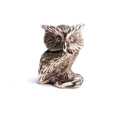 Chouette en relief décoration et collection cadeau porte bonheur bijouterie marque By Mode France