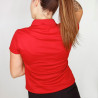 Polo ROUGE ou BLEU CIEL femme - Manches courtes
