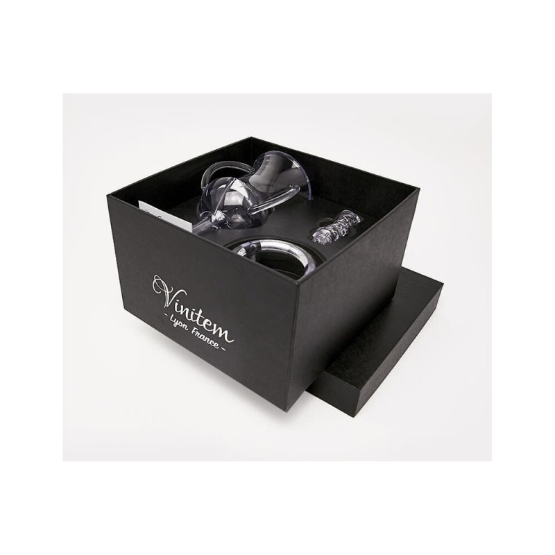Coffret aérateur de vin Vinitem français