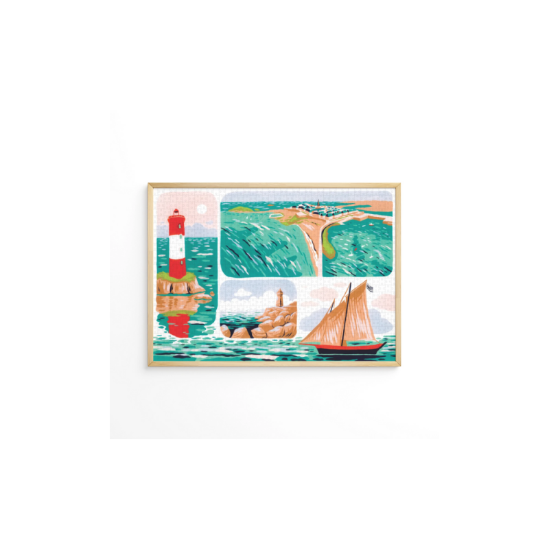 Puzzle 1000 pièces : Bretagne