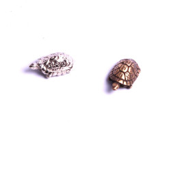 Figurine Tortue Miniature Collection Animalière en Bronze Fait Main en France